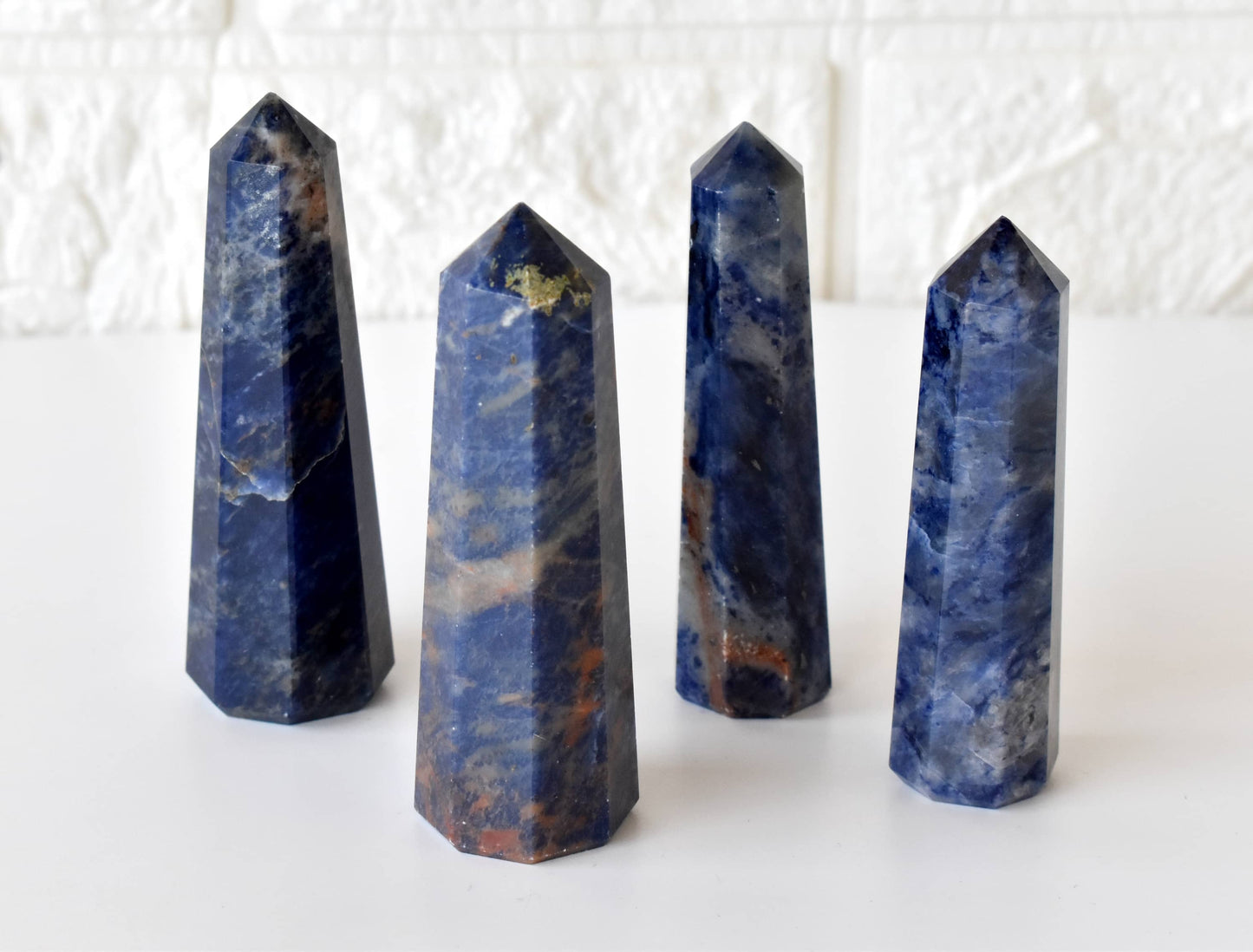 1kg Sodalite Obelisk Tower Point (12-14Pcs)