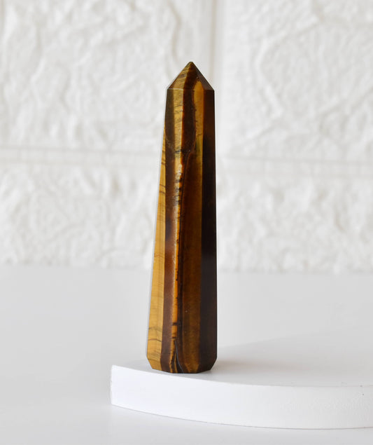 1kg Tiger Eye Obelisk Tower Point (11-13Pcs)