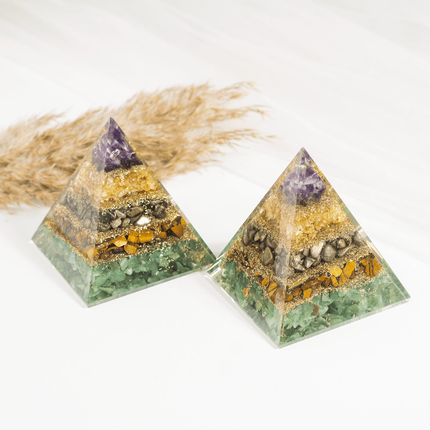 Orgone Pyramid |  Money Magnet Pyramid | Crystal Energy Pyramid