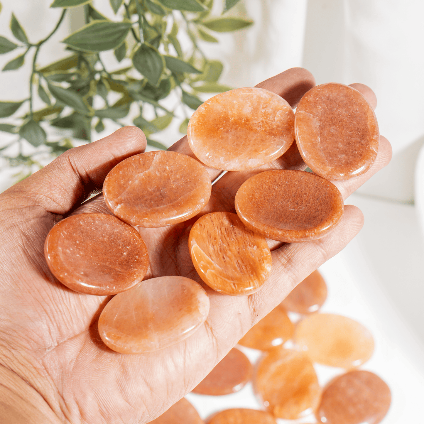 Orange Aventurine Worry Stones