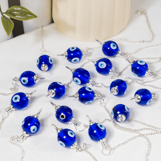 Evil Eye Ball Crystal Pendulum