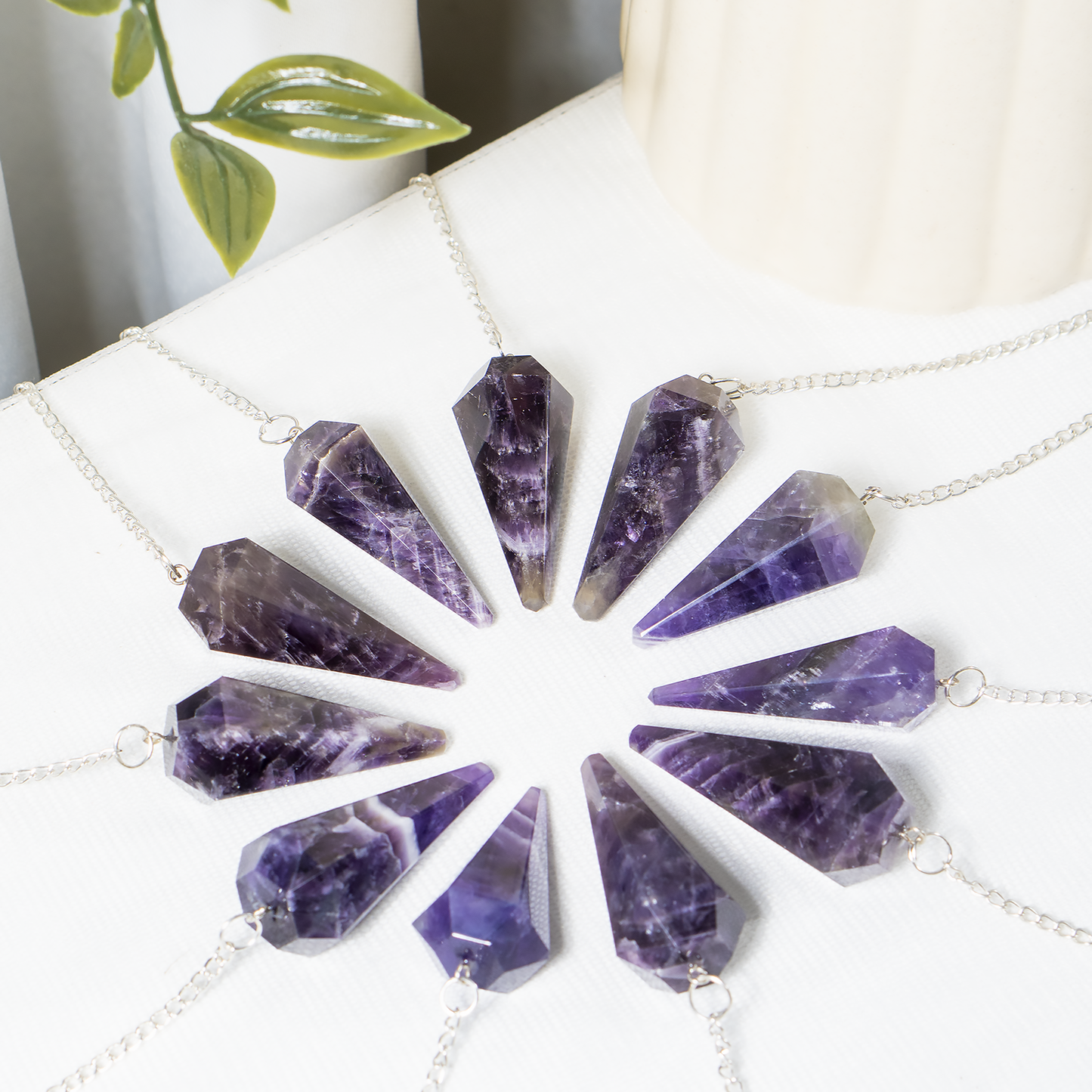 Amethyst Crystal Pendulum