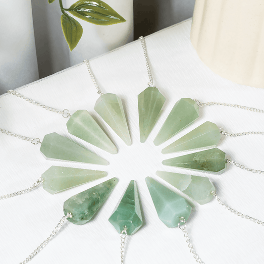 Green Aventurine Crystal Pendulum