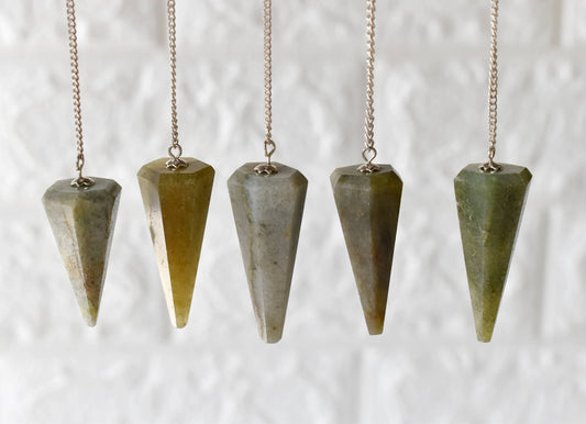Green Aventurine Crystal Pendulum