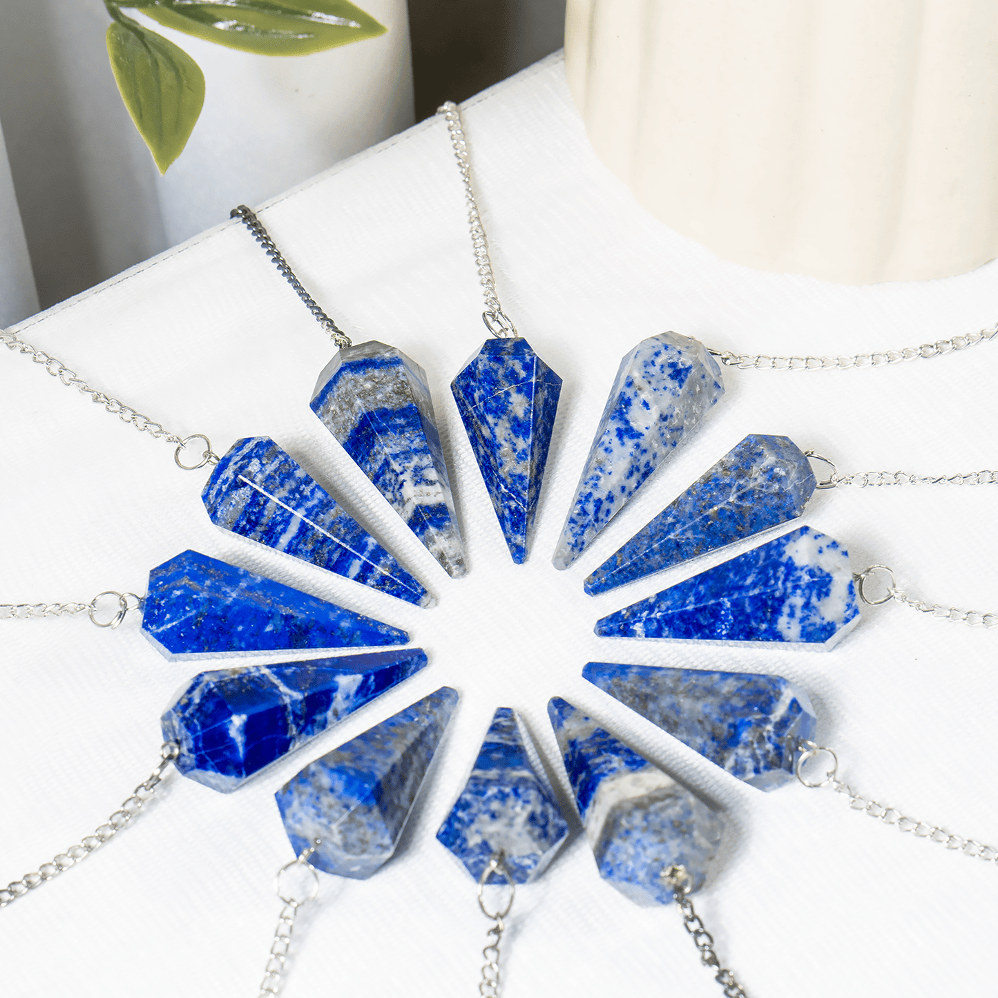 Lapis Lazuli Crystal Pendulum