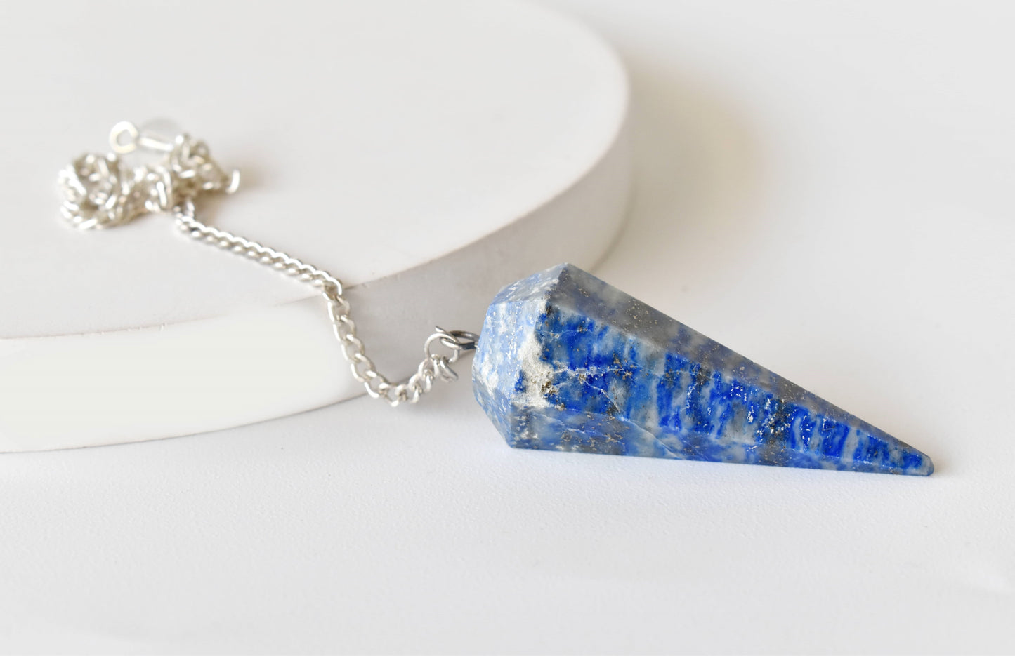 Lapis Lazuli Crystal Pendulum