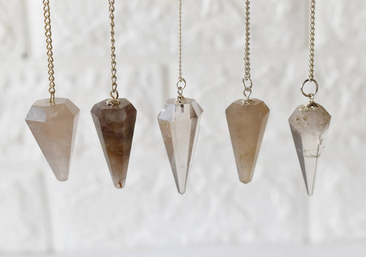 Smokey Quartz Crystal Pendulum