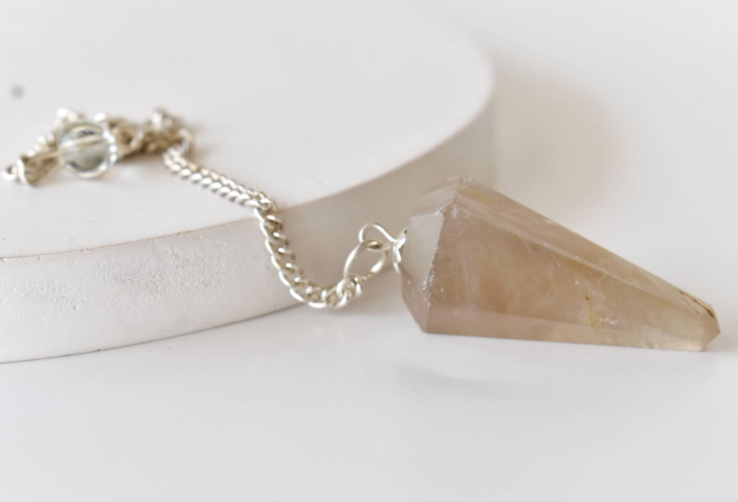 Smokey Quartz Crystal Pendulum