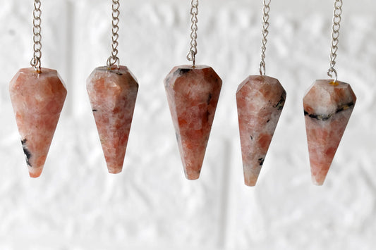 Sunstone Crystal Pendulum