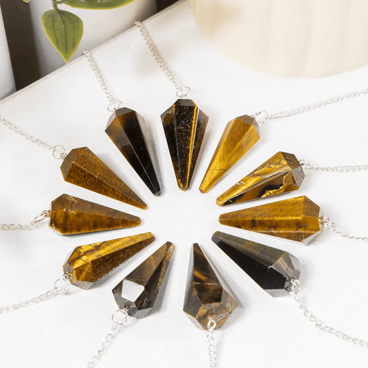 Tiger Eye Crystal Pendulum