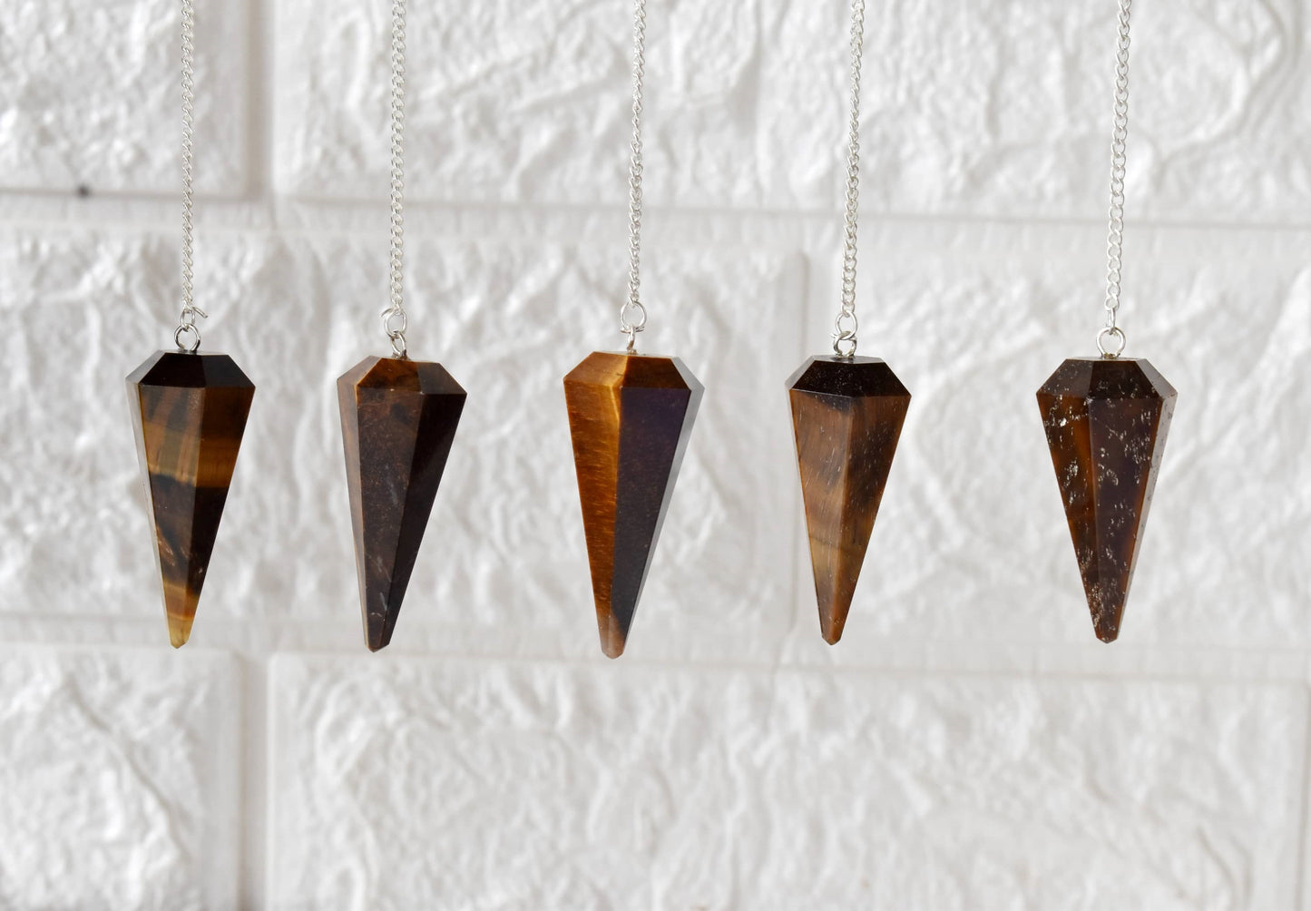 Tiger Eye Crystal Pendulum