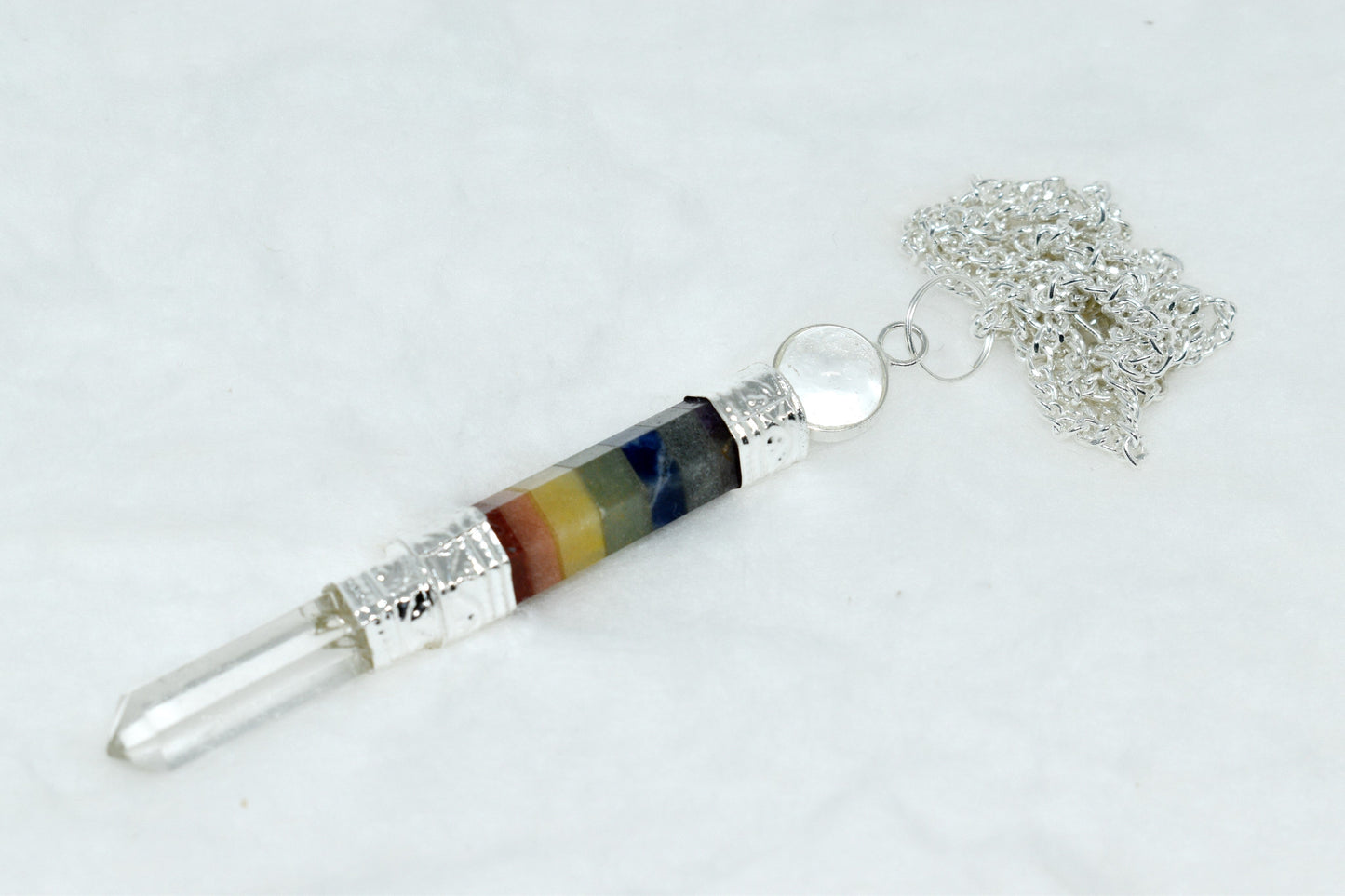 7 Chakra Crystal Pendulums