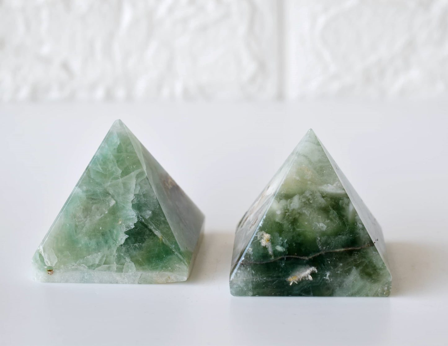 1Kg Green Fluorite Crystal Pyramid (2 inches)