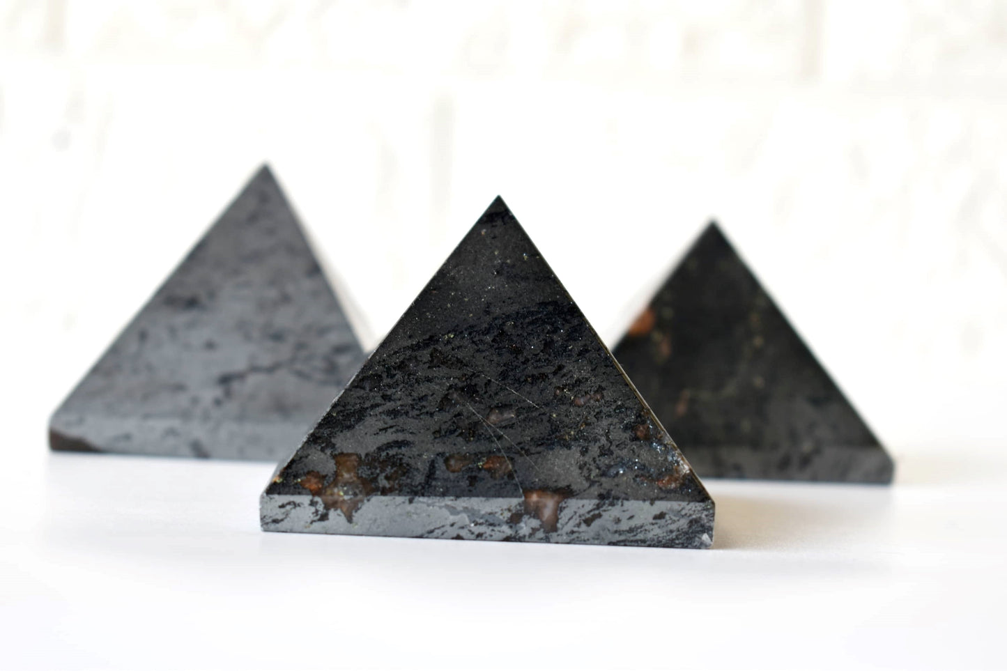 1Kg Hematite Crystal Pyramid (2 inches)
