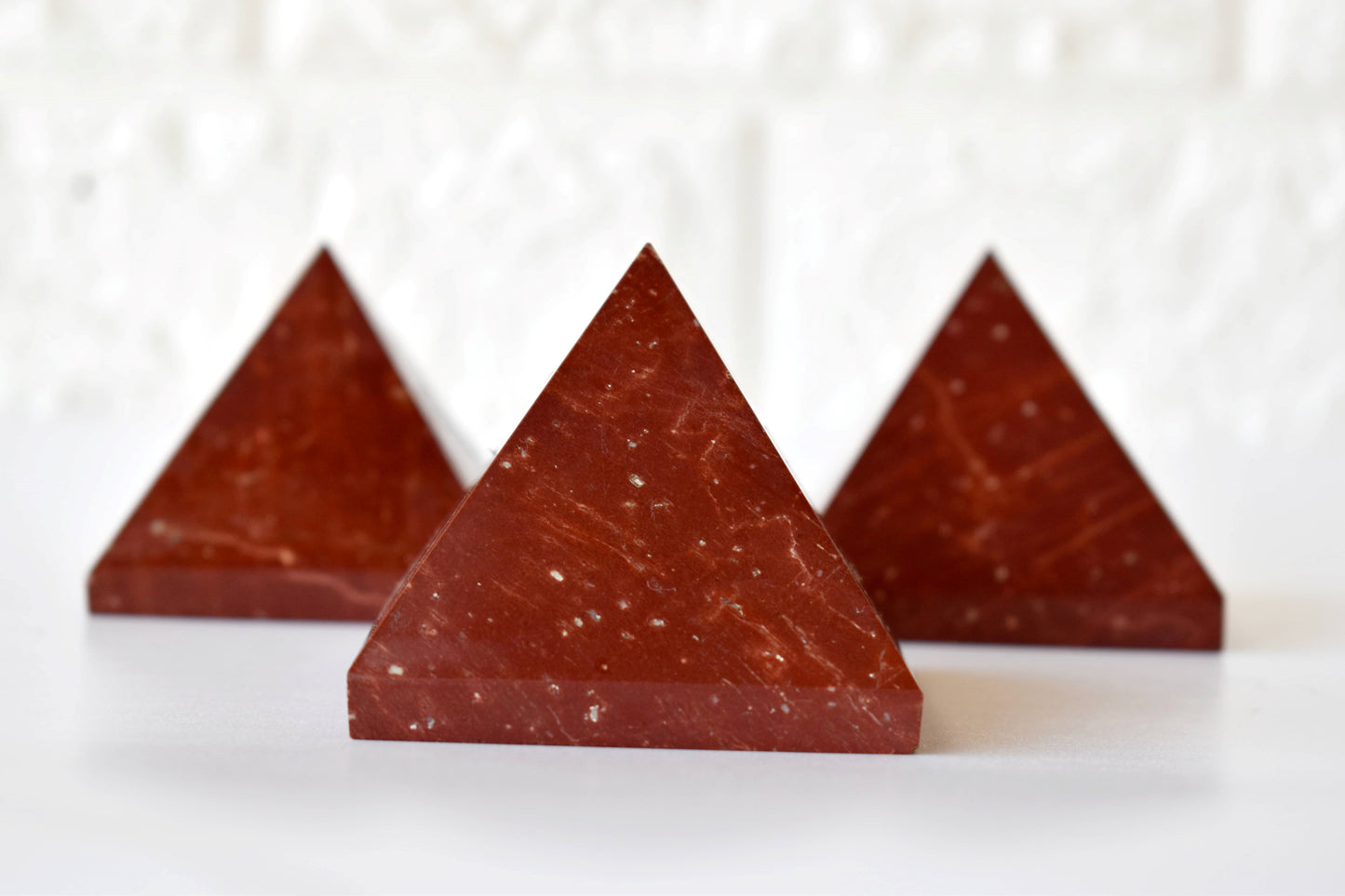 1 Kg Red Jasper Crystal Pyramid (2 inches)