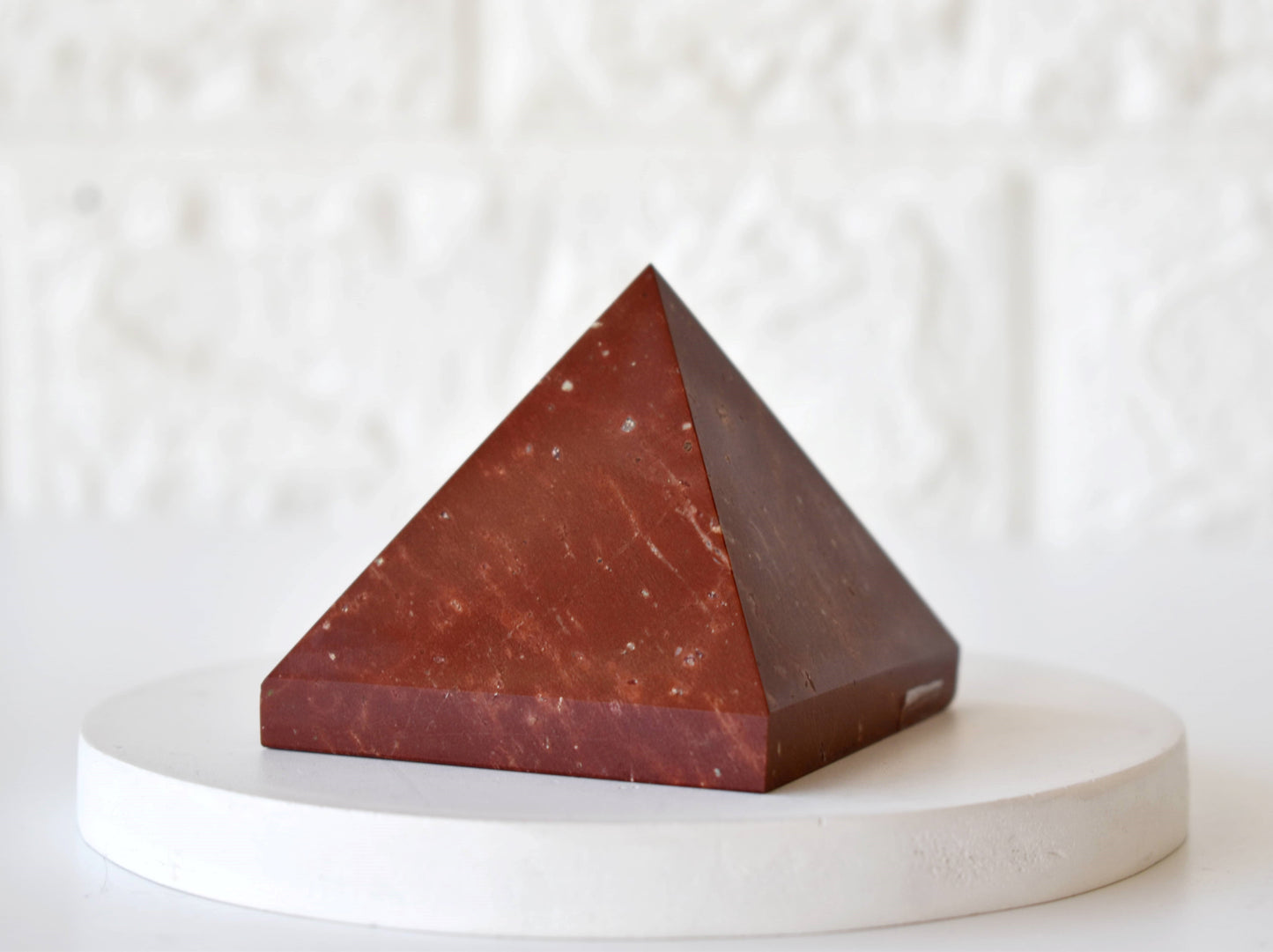 1 Kg Red Jasper Crystal Pyramid (2 inches)