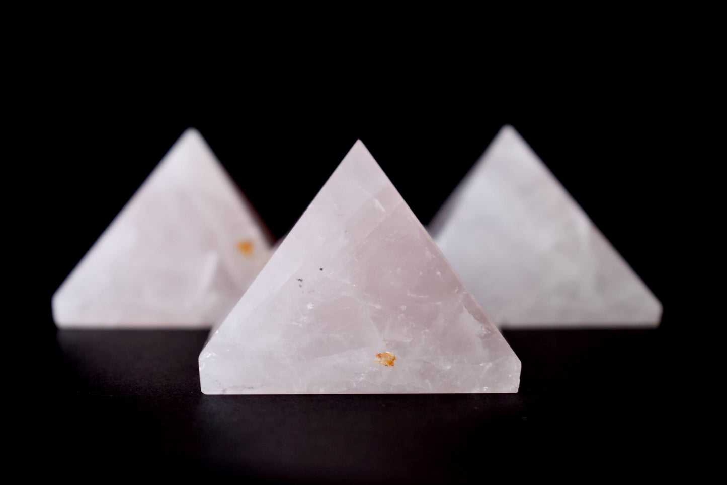 1Kg Rose Quartz Crystal Pyramid (2 inches)