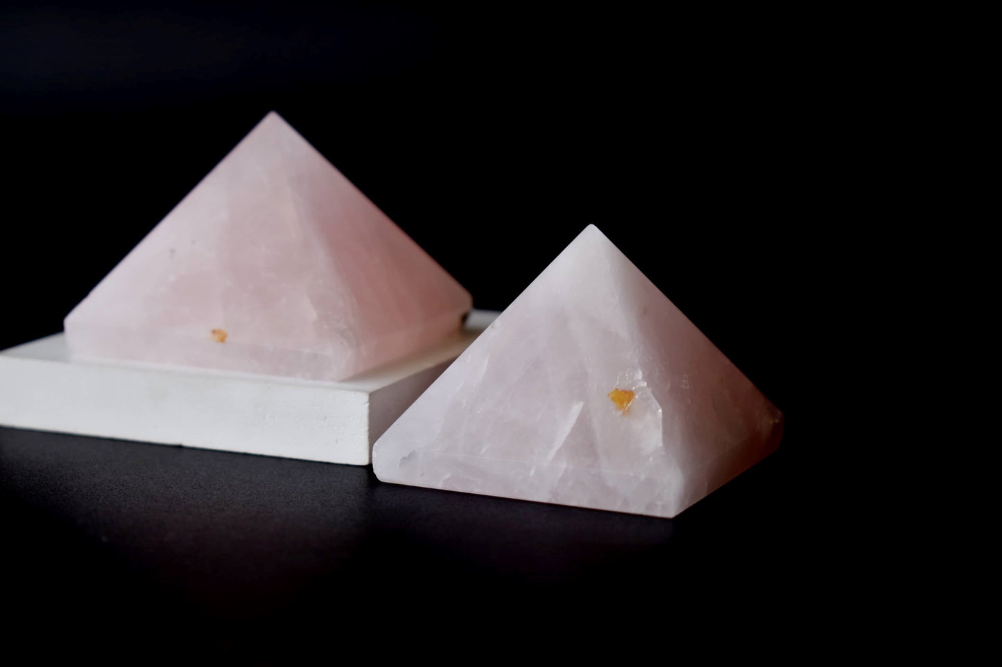 1Kg Rose Quartz Crystal Pyramid (2 inches)