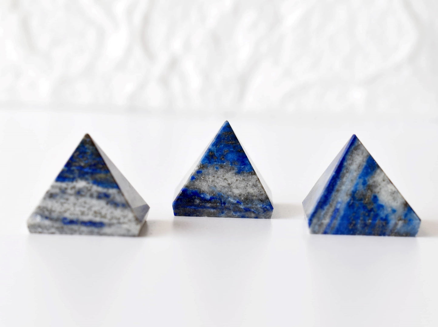 1" Lapis Lazuli Crystal Pyramids