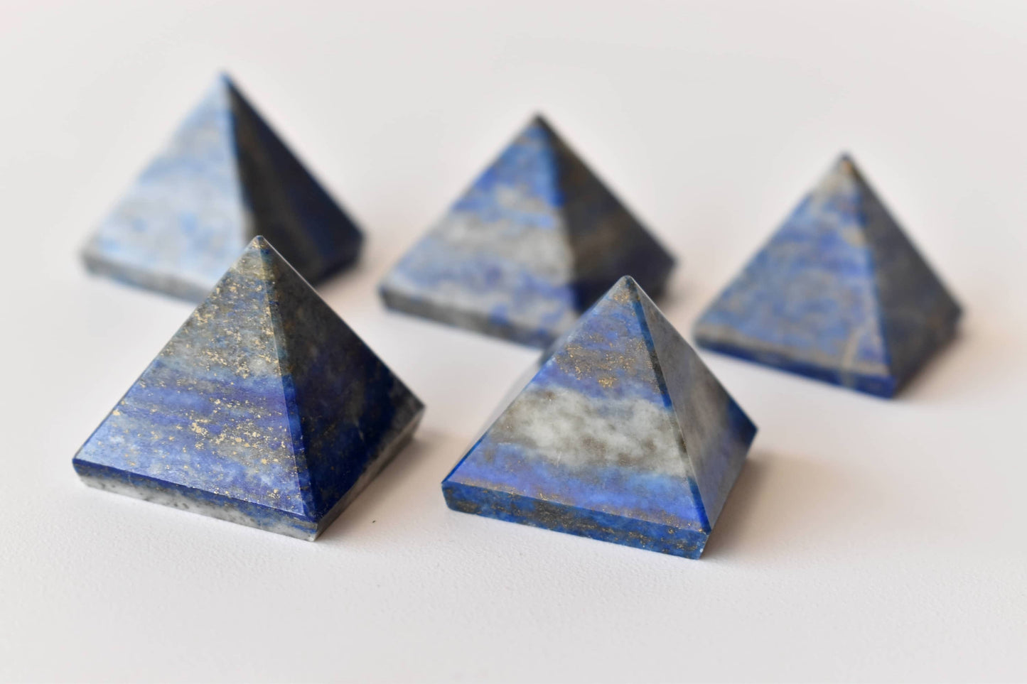 1" Lapis Lazuli Crystal Pyramids