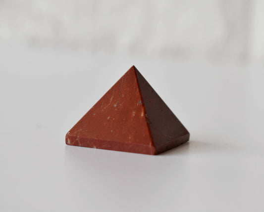 1" Red Jasper Crystal Pyramids