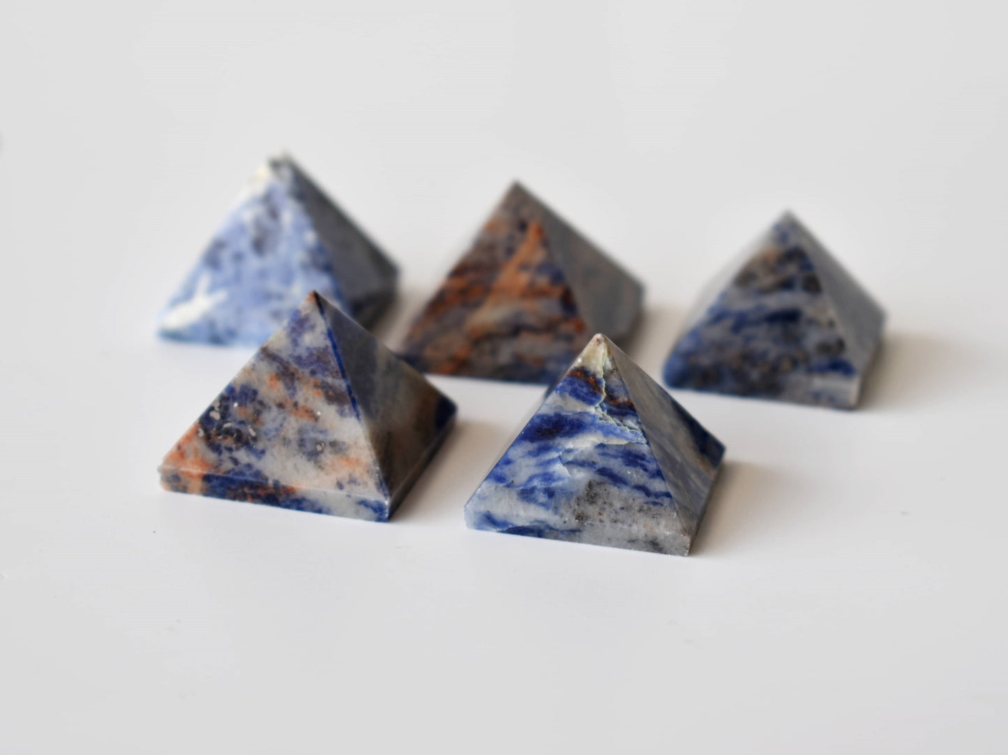 1" Sodalite Crystal Pyramids