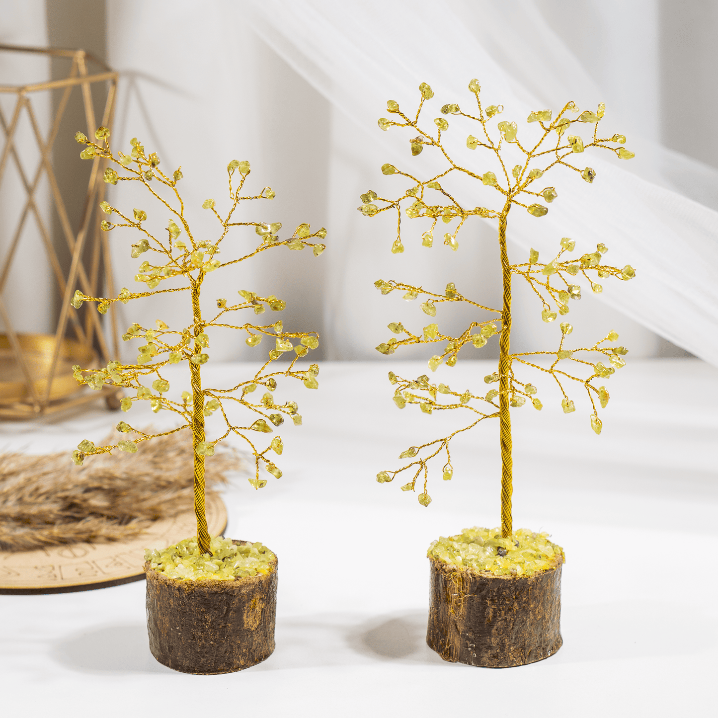 Peridot Crystal Tree