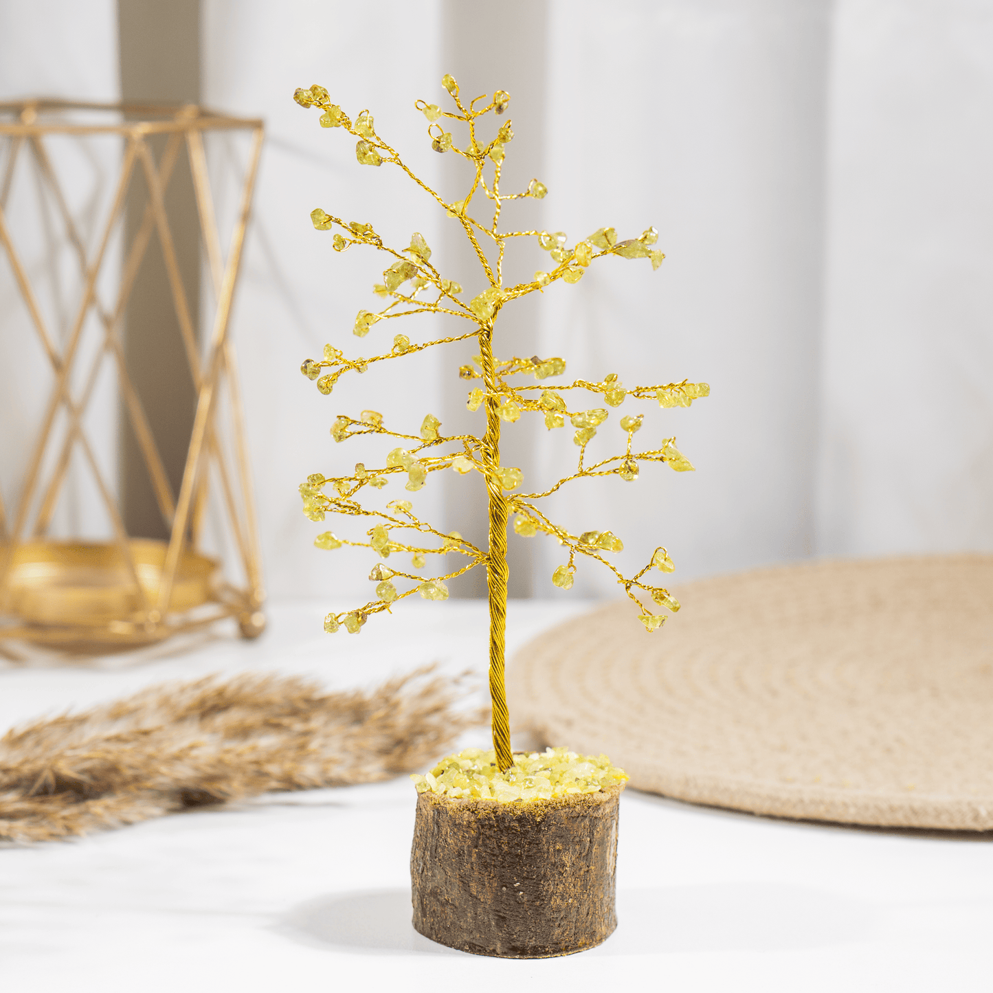 Peridot Crystal Tree