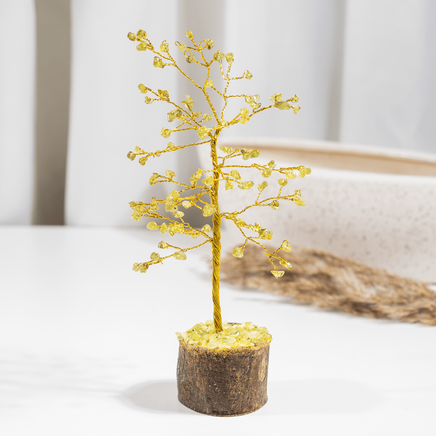 Peridot Crystal Tree