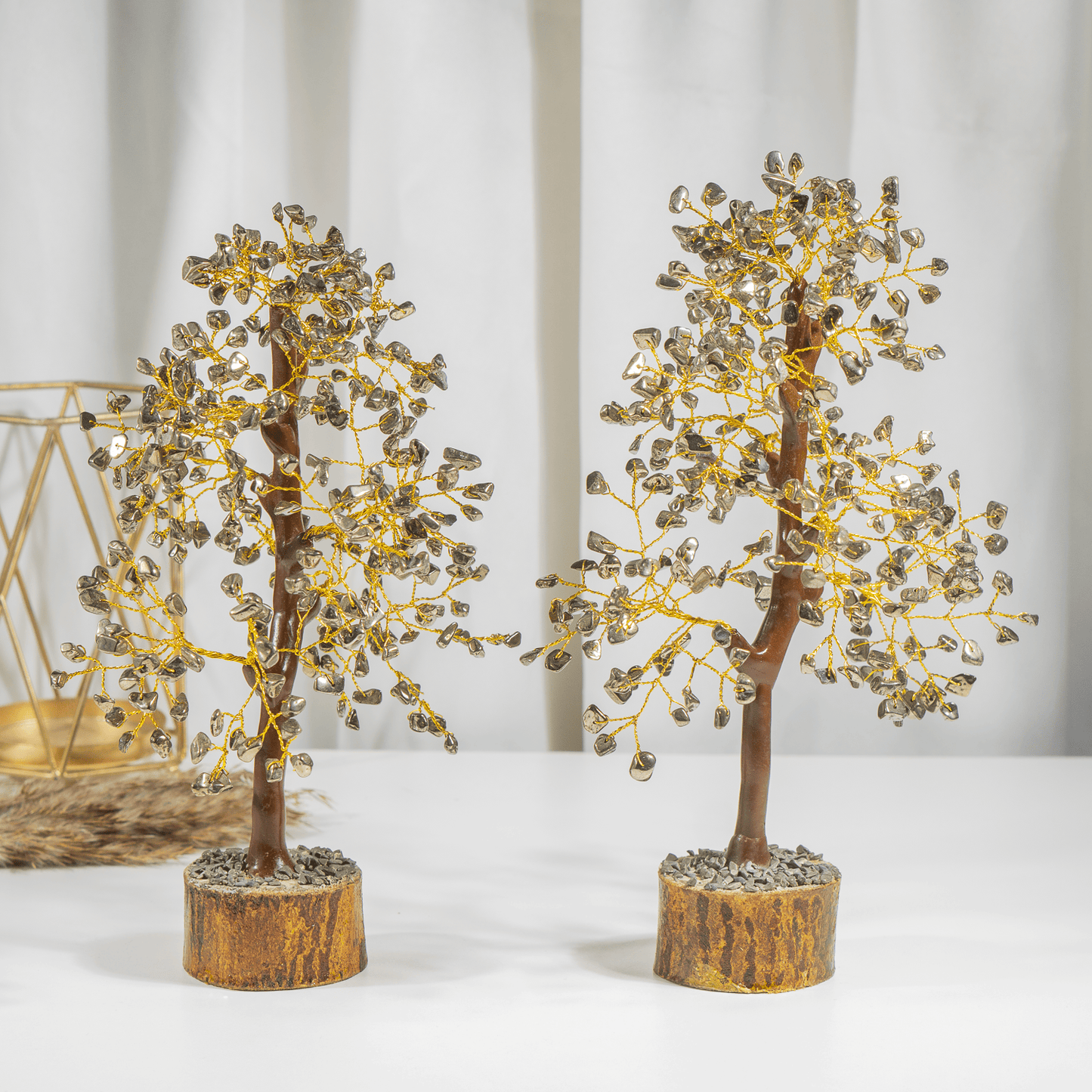 Pyrite Crystal Tree With 300 Natural Crystal Chips