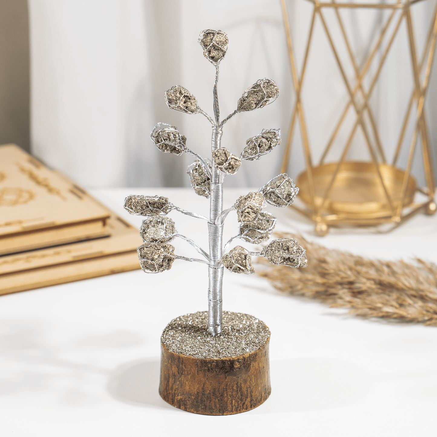 Pyrite Tree | Home Décor | Crystal Tree | Natural Gemstone Tree | Feng Shui Décor