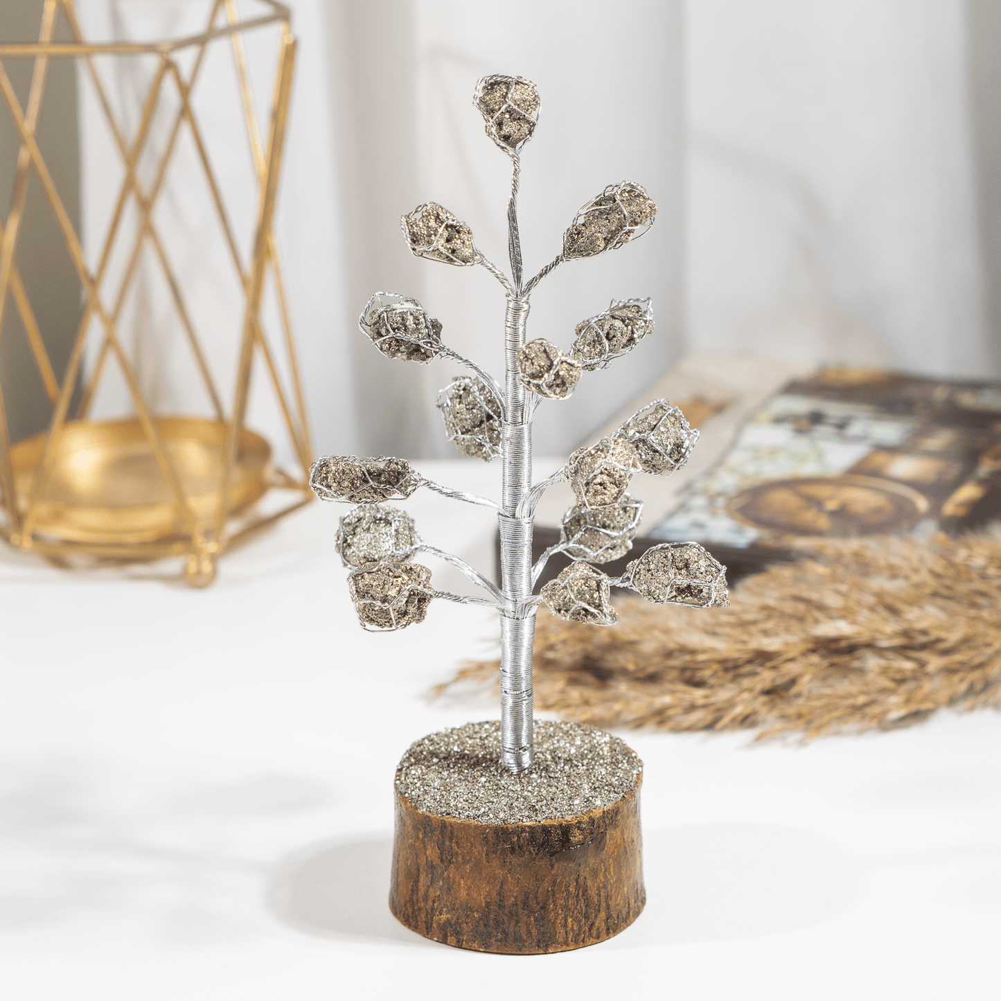 Pyrite Tree | Home Décor | Crystal Tree | Natural Gemstone Tree | Feng Shui Décor