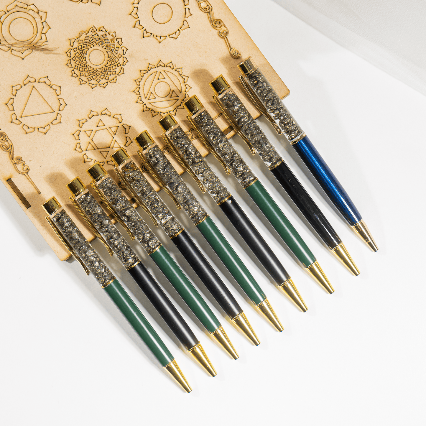 Pyrite Crystal Pen | Money Magnet Pen | Wealth & Abundance Manifestation Pen