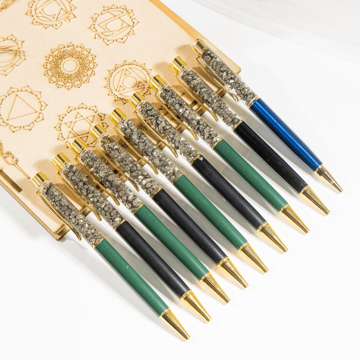 Pyrite Crystal Pen | Money Magnet Pen | Wealth & Abundance Manifestation Pen