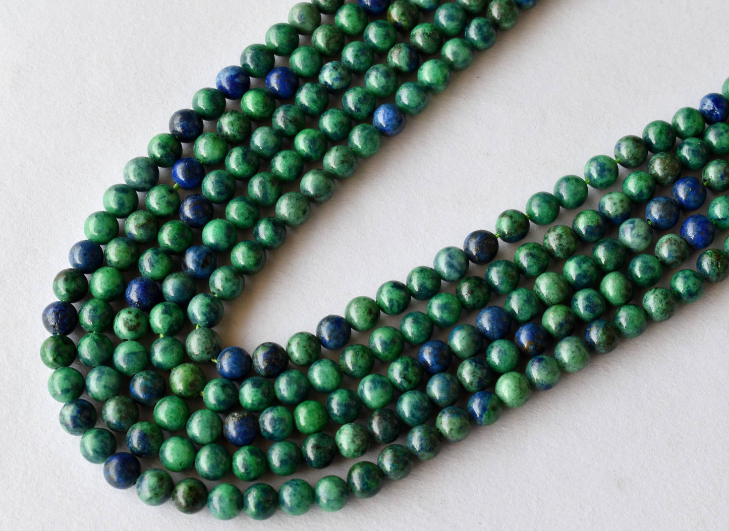 Azurite Malachite Gemstone Beads