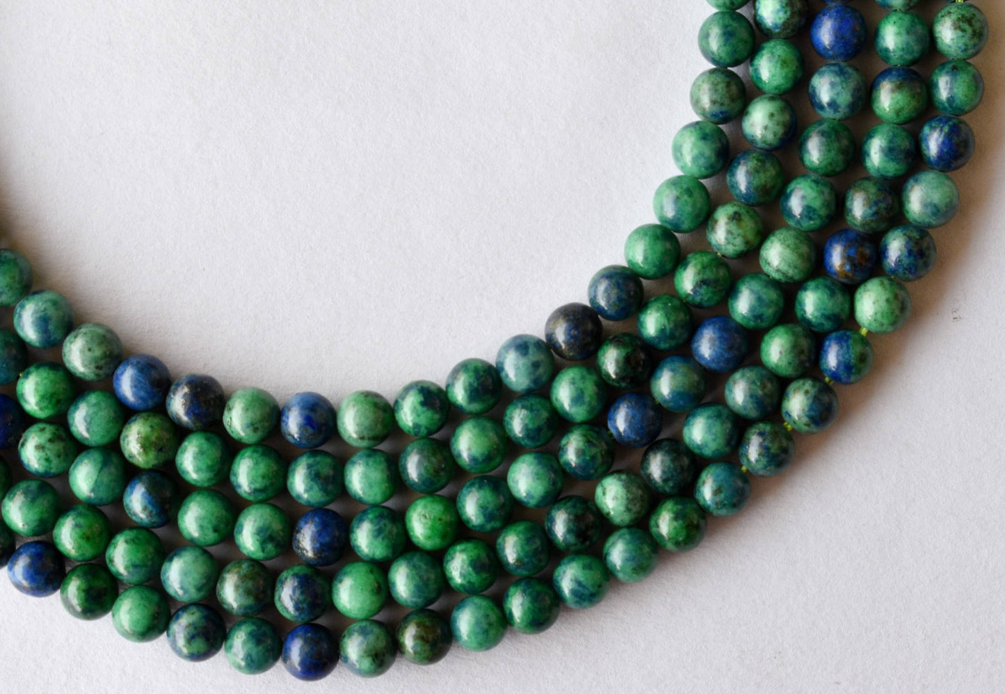 Azurite Malachite Gemstone Beads