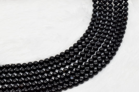 Black Onyx Round Beads Gemstone Beads