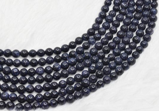 Blue Sandstone Gemstone Beads