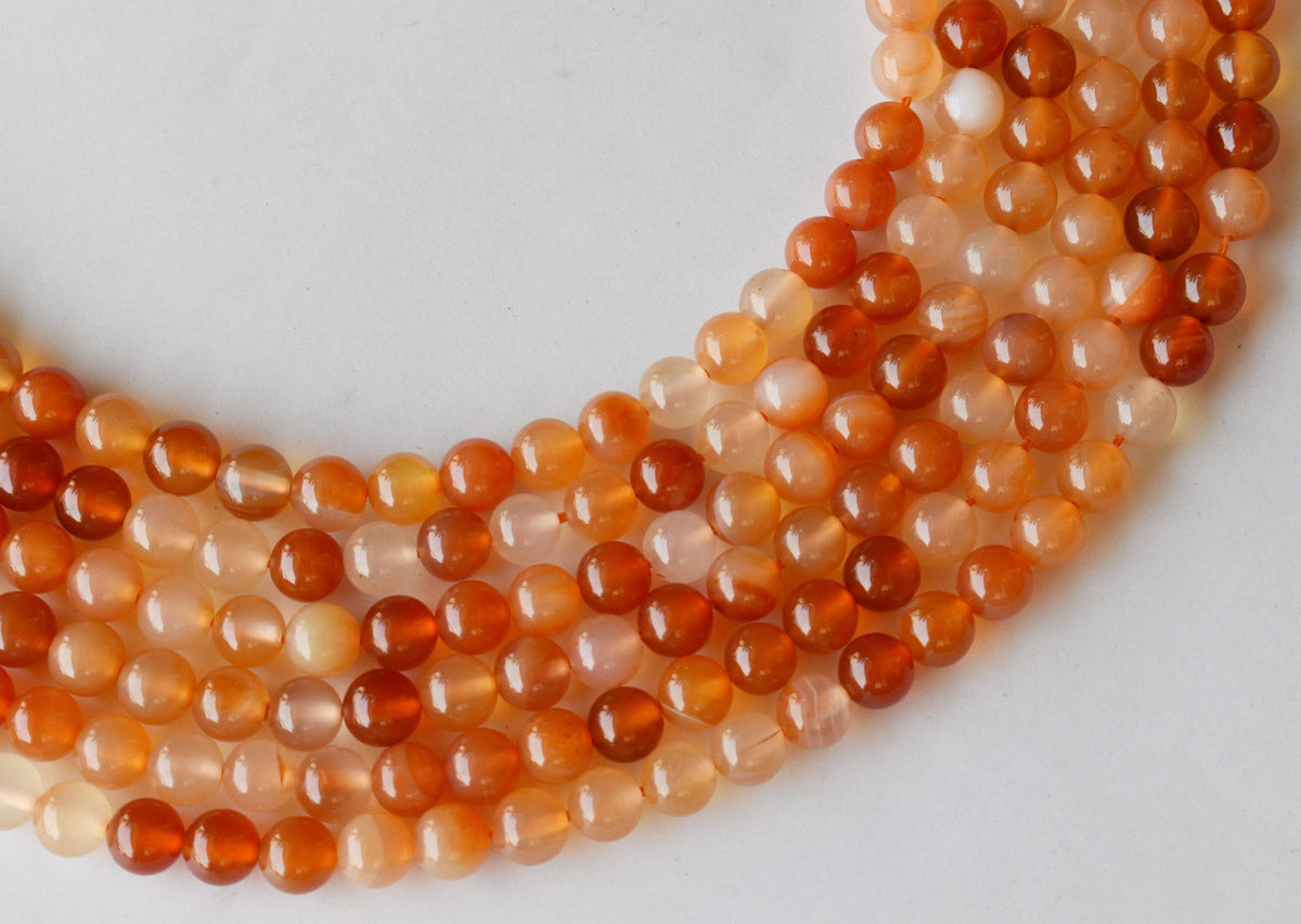 Carnelian Gemstone Beads