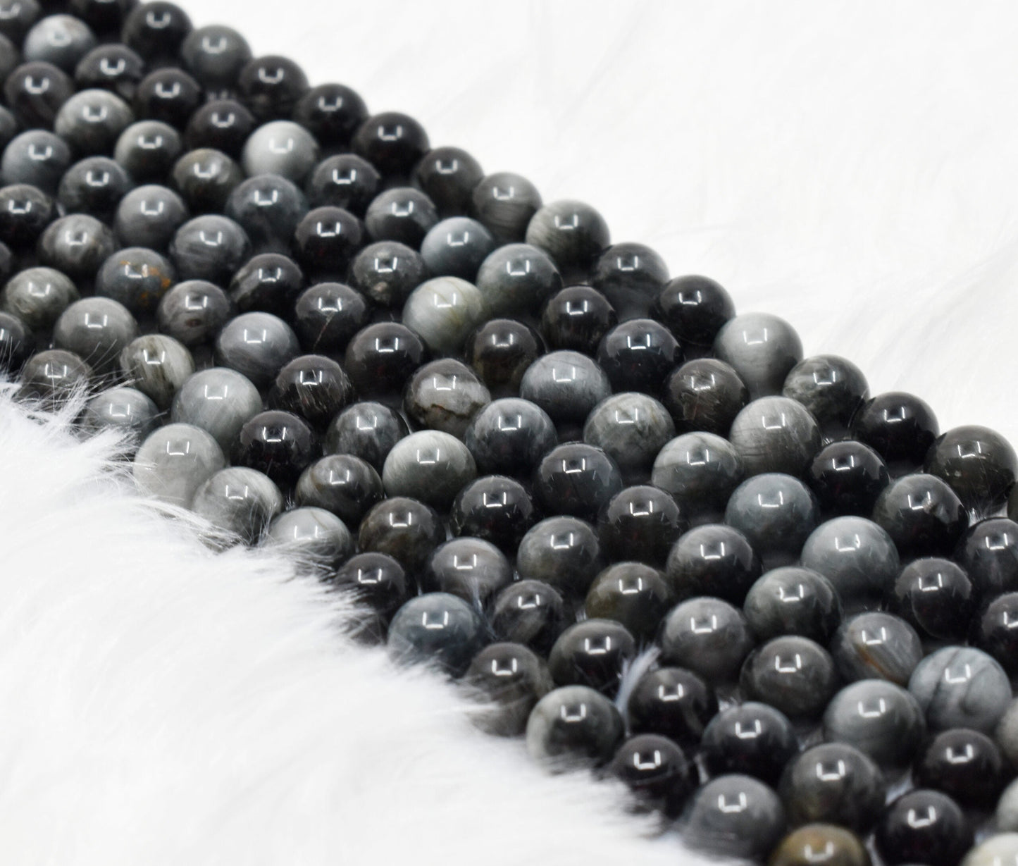 Cats Eye A Grade Gemstone Beads