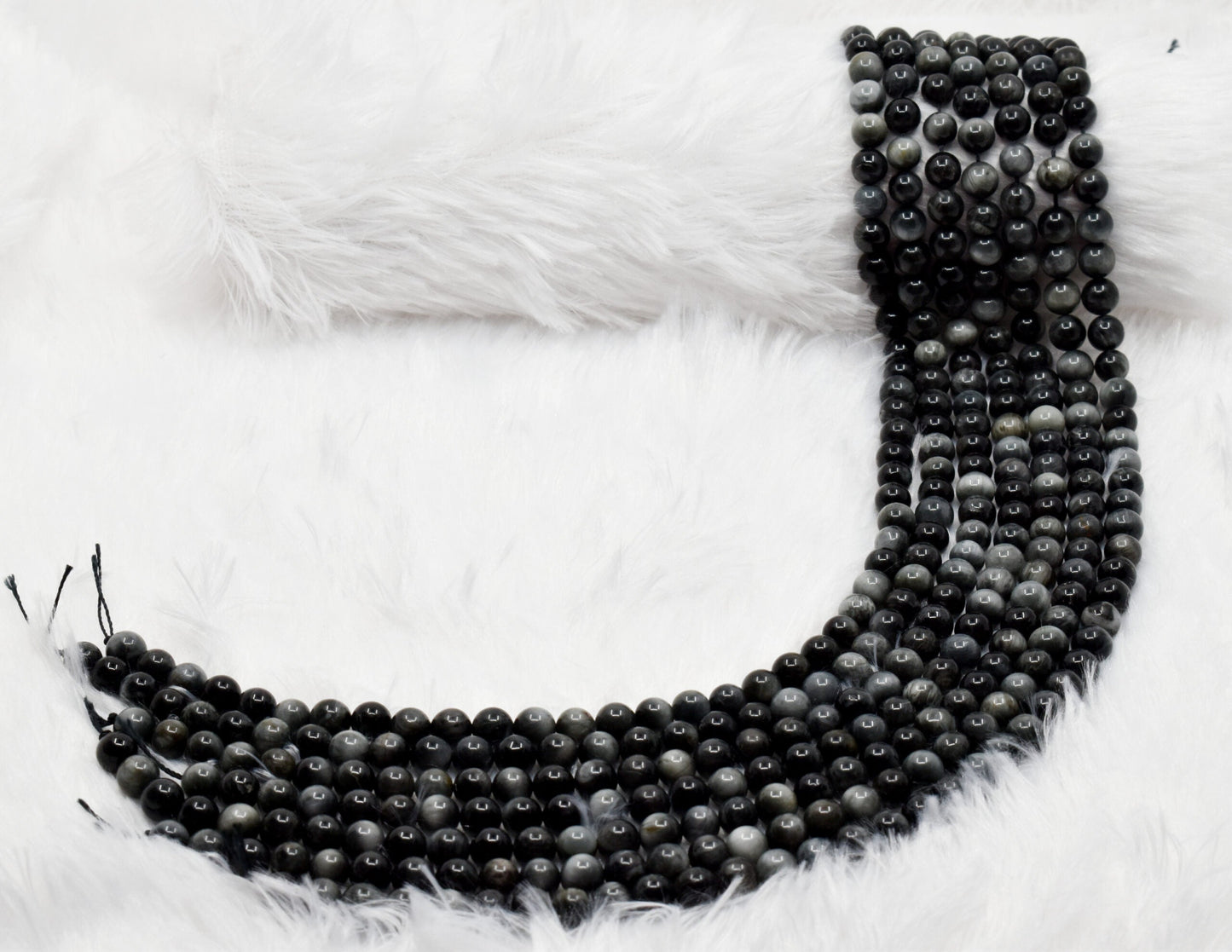 Cats Eye A Grade Gemstone Beads