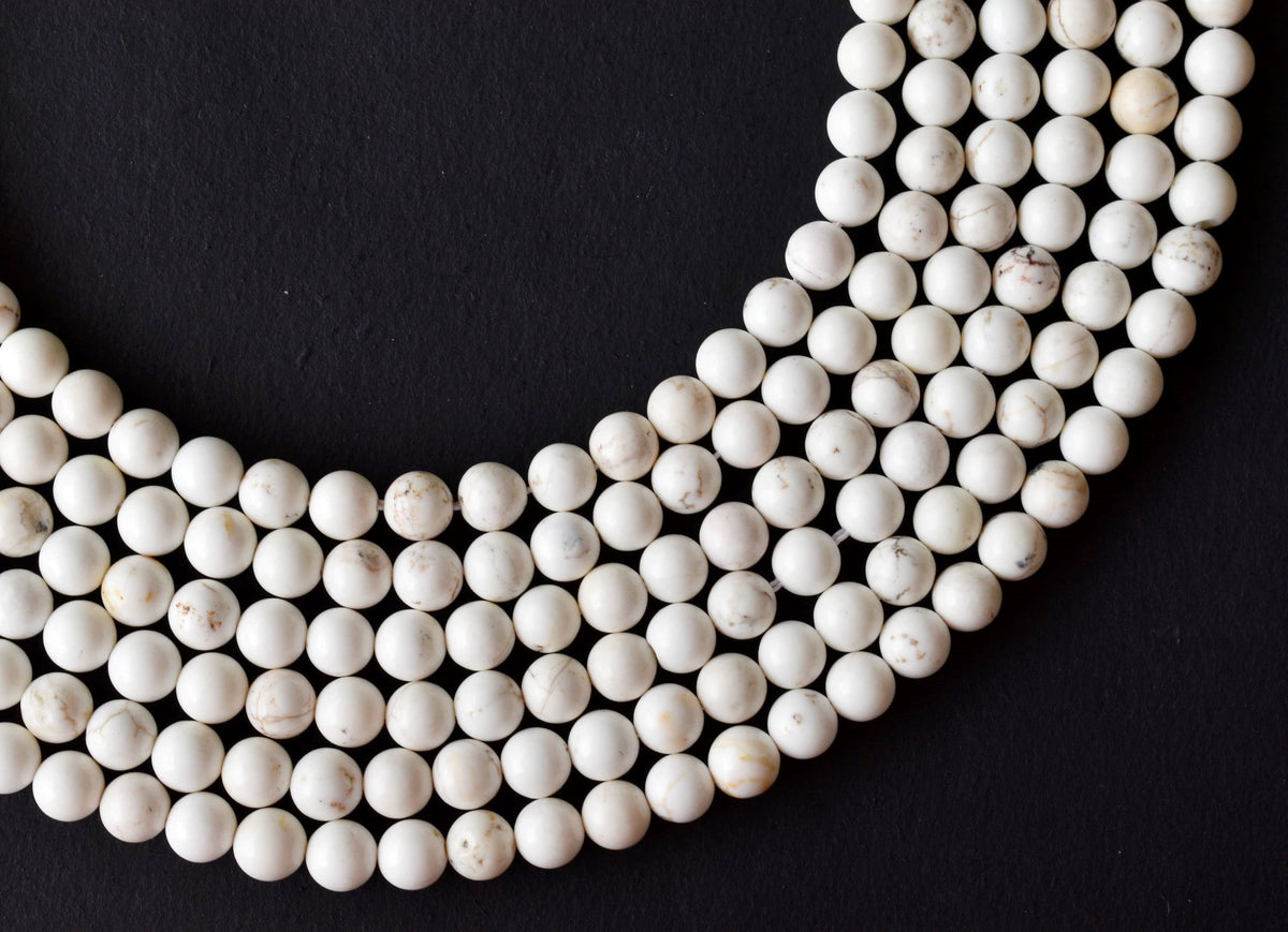 Copper Howlite Gemstone Beads