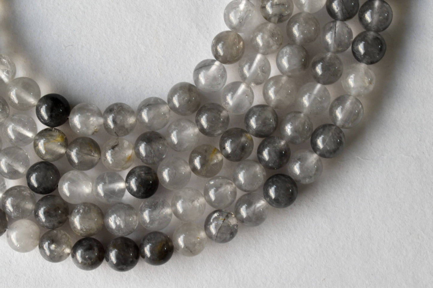 Cloudy Quartz Gemstone Beads