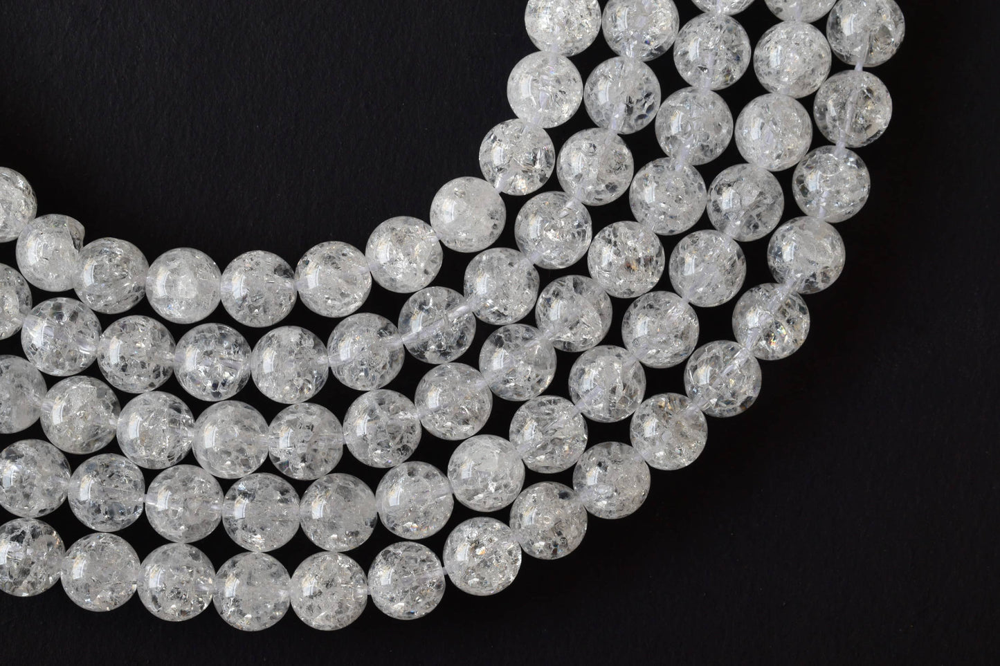 Crack Crystal Gemstone Beads