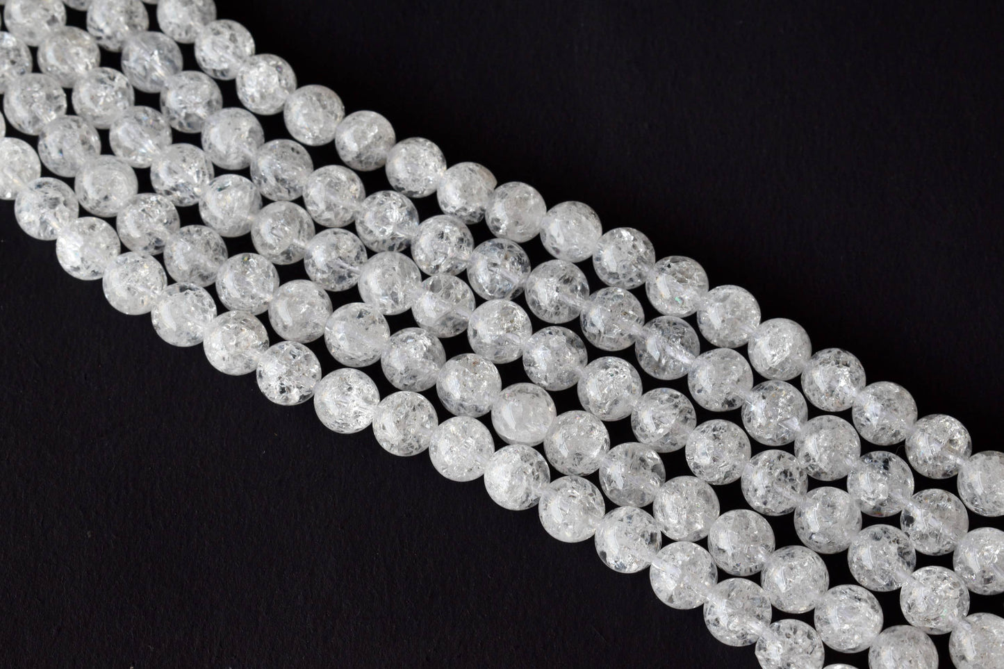 Crack Crystal Gemstone Beads