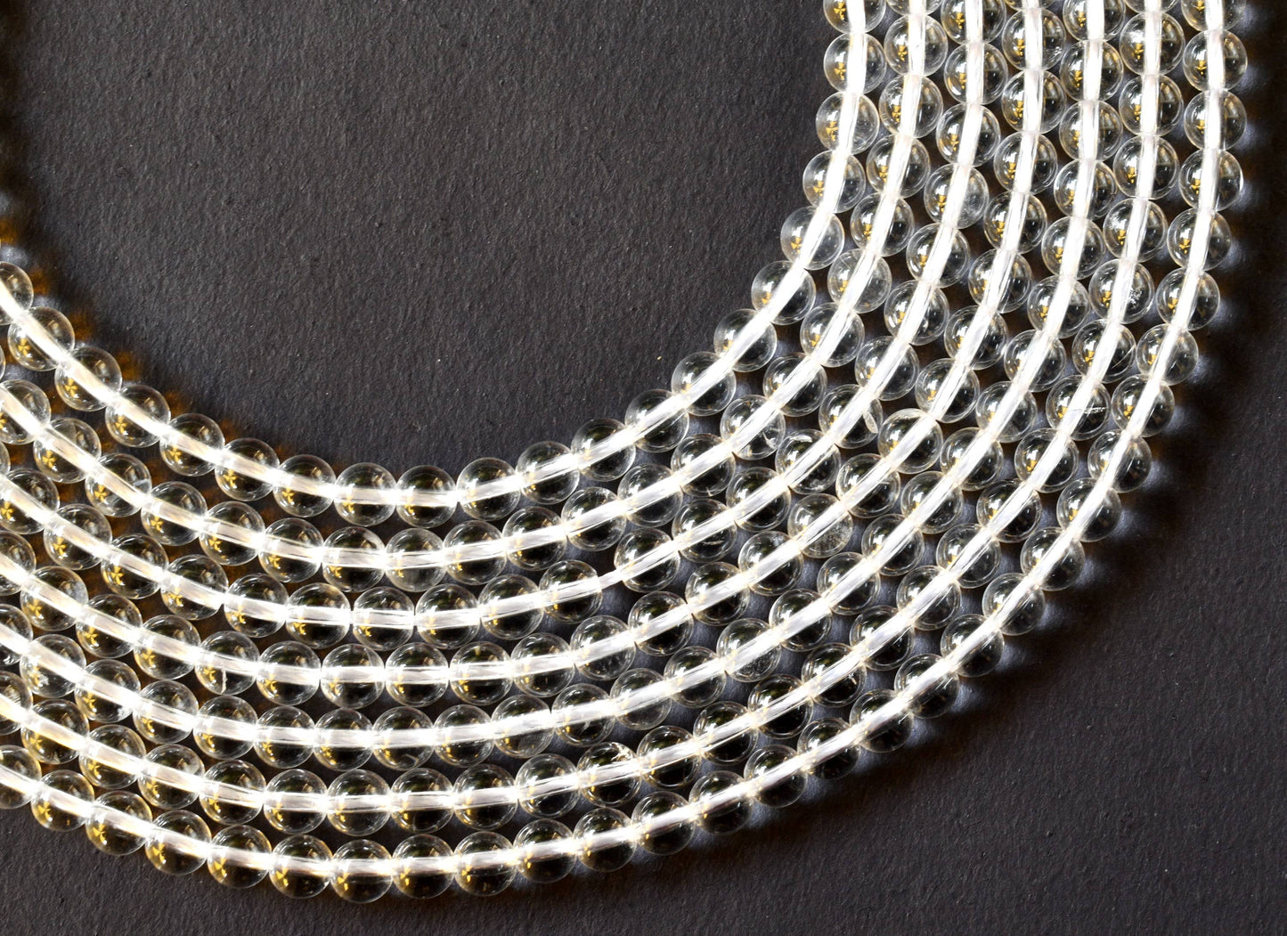 Crystal Quartz Gemstone Beads