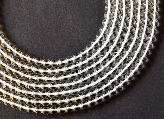 Crystal Quartz Gemstone Beads