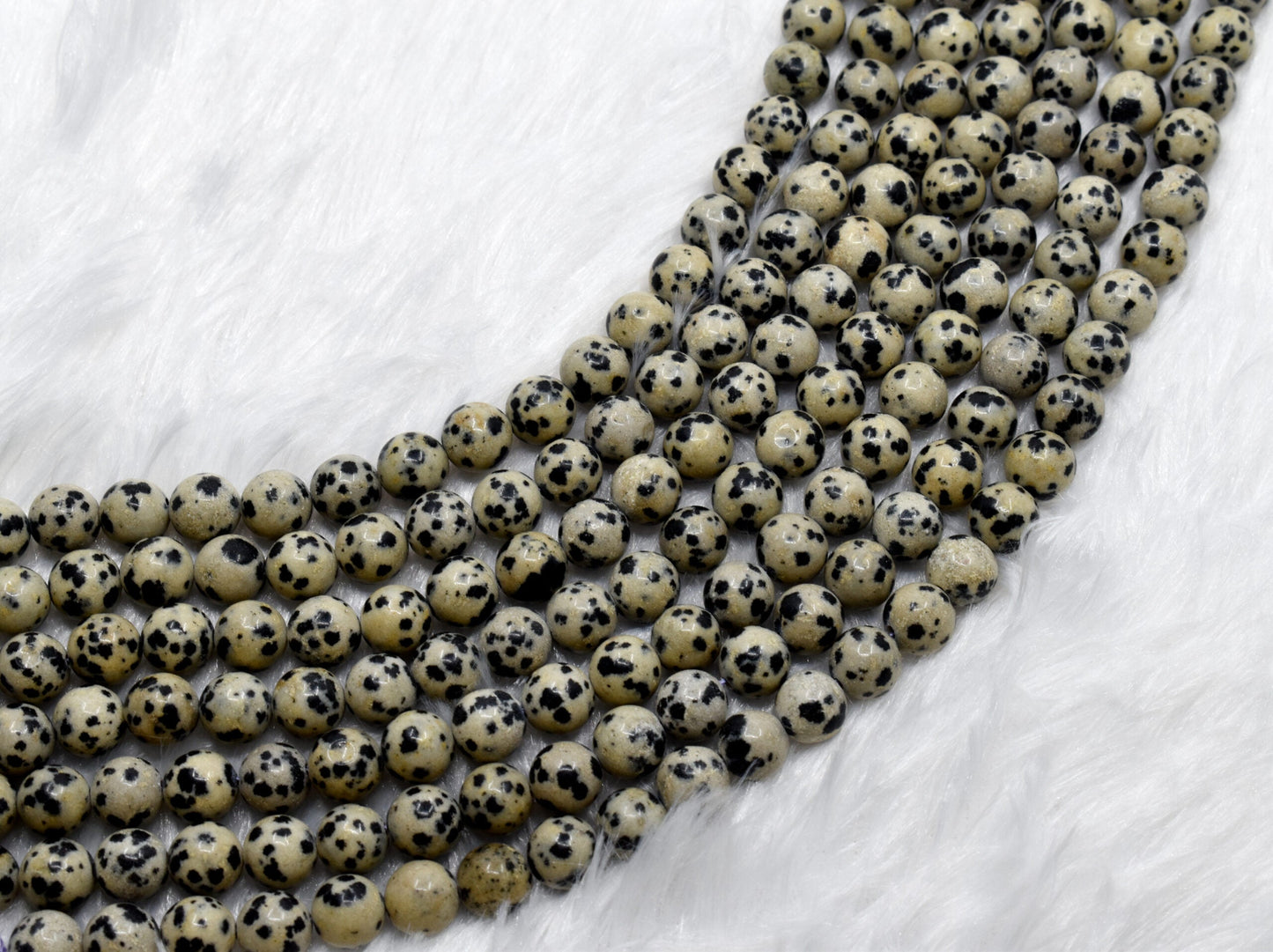 Dalmatian Jasper Gemstone Beads
