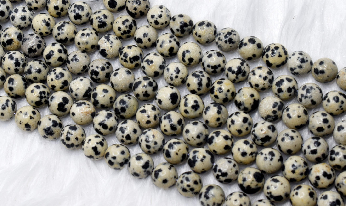 Dalmatian Jasper Gemstone Beads