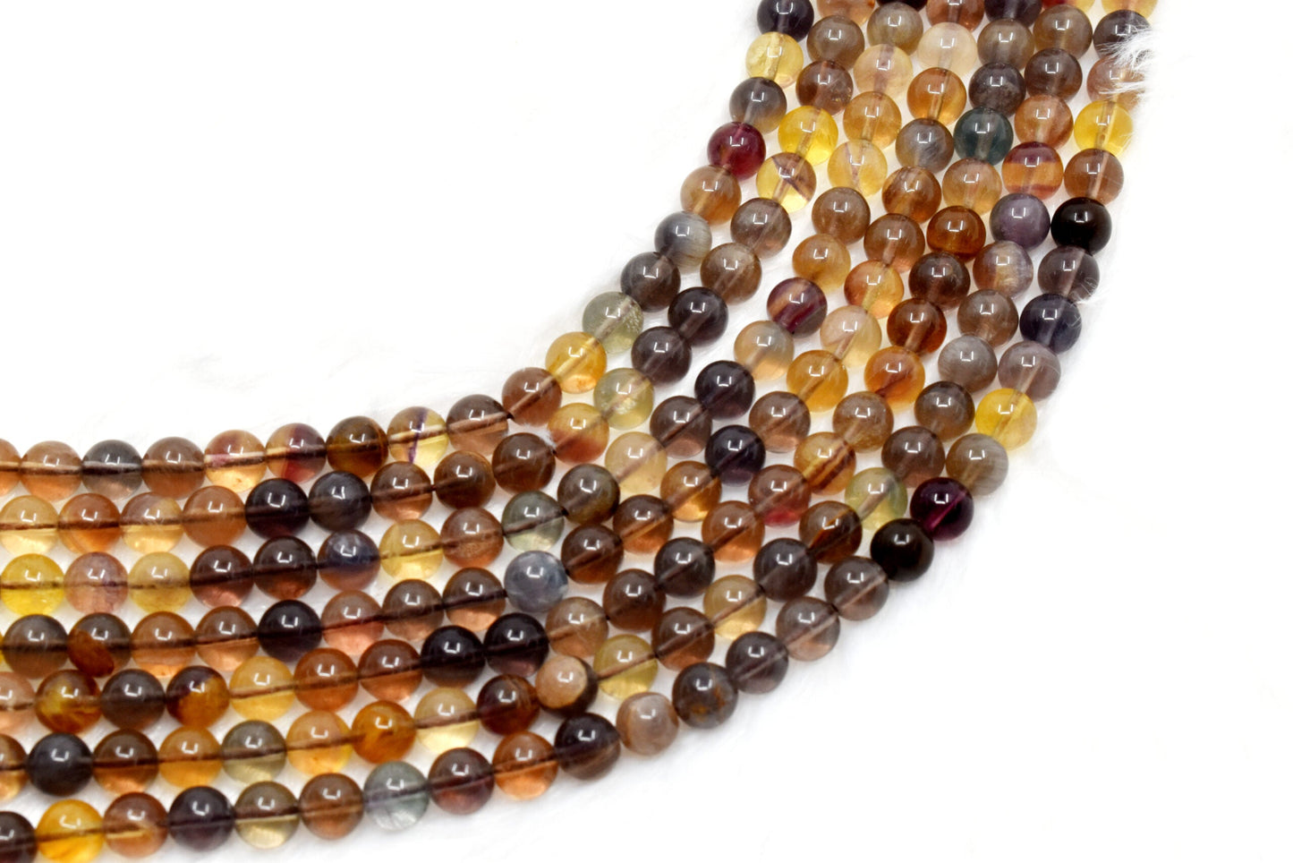 Honey Fluorite Gemstone Beads
